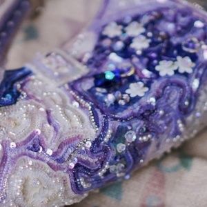 Ultimate Collection Extremely Rare- one of a kind French full embroiderded bag;